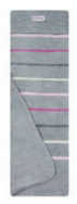 Womar Zaffiro 14102 str. Minkšta medvilninė antklodė (languota) 100x150cm
