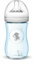 Philips AVENT SCF 621/17 Бутылочка для кормления Natural Monkey Deco(260мл.) не содержит Bisphenol A   , 1M+