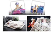 La Millou Art. 83419 Infant Blanket Thick Cupcakes Ecru Augstākās kvalitātes divpusēja sedziņa (65x75 cm) 