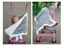 La Millou Art. 83419 Infant Blanket Thick Cupcakes Ecru Высококачественное детское двустороннее одеяло от Дизайнера Ла Миллоу (65x75 см) 