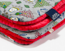 La Millou By Anna Mucha Art. 83452 Toddler Blanket Indigo Grey Высококачественное детское двустороннее одеяло от Дизайнера Ла Миллоу (80x100 см)