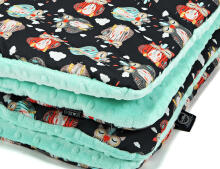 La Millou Art. 83473 Toddler Blanket Apacze Lapacze Opal Augstākās kvalitātes divpusēja sedziņa (80x100 cm) 