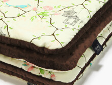 La Millou By Magdalena Rozczka Art. 83483 Toddler Blanket Maggie Rose Vanilla Chocolate Высококачественное детское двустороннее одеяло (80x100 см)