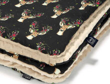 La Millou By Katarzyna Zielinska Art. 83485 Toddler Blanket Oh My Deer Lette Augstākās kvalitātes divpusēja sedziņa (80x100 cm) 