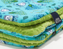La Millou By Anna Mucha Art. 83489 Toddler Blanket Indigo Высококачественное детское двустороннее одеяло (80x100 см)