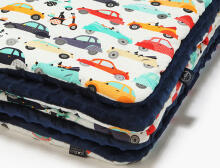 La Millou Art. 83498 Toddler Blanket La Mobile Navy Высококачественное детское двустороннее одеяло (80x100 см)