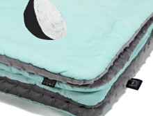 La Millou Art. 83501 Toddler Blanket Follow Me Grey Высококачественное детское двустороннее одеяло от Дизайнера Ла Миллоу (80x100 см)