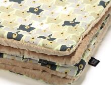 La Millou Art. 83517 Preschooler's Blanket Pure Bears Latte Высококачественное детское двустороннее одеяло (110x140 см)