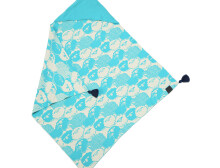 La Millou Art. 83603 Cotton Tender Blanket Riviera Sheep Высококачественное детское двустороннее одеяло с капюшоном (80x80 см)