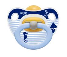 Nuk Happy Kids Art.SB71 Lateksa ortodontiskais māneklis 1 gb. (6-18  mēn. )