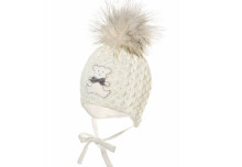 Broel Art.82473 Maksima Тёплая вязаная шапочка для малышей с помпоном