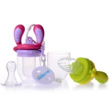Kidsme Pink&Green Baby Food Feeder Set Art.160362