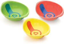 Munchkin Art. 012100 White Hot Bowls™ 3 Piece Set Набор мисок с термоиндикатором (3 шт.