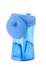 Difrax krūzīte ar salmiņu 250ml Blue