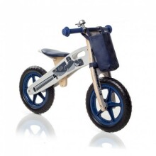 KinderKraft'18 Runner Moto Art.KKRUNNRMOT000Z Vaikiškas motoroleris su mediniu rėmu