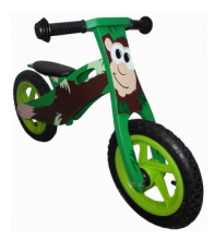 Aga Design Art.W16C026 Monkey Детский велосипед/бегунок с резиновыми колёсами