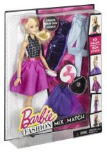 Mattel Barbie Fashion Mix'n Matcn Barbie Doll Art. DJW57/58 Lelle Barbija ar aksesūariem