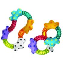 Playgro Art. 0183192 Click&Twist Зубогрызка-погремушка