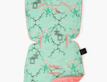 La Millou By Magdalena Rozczka Art. 84256 Stroller Pad Maggie Rose Mint&Coral Mīksts ieliktnis ratiņiem