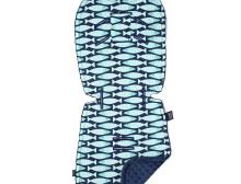 La Millou Art. 84261 Stroller Pad Fish&Navy Mīksts ieliktnis ratiņiem