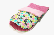 La Millou Art. 84282 Stroller Bag M Polar Bears&Dusty Rose Теплый спальный мешок