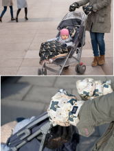 La Millou Winterproof Muff Art. 84299 Boho Palms Silta roku mufta-cimdi