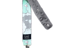 La Millou Art. 84425 Pacifier Hander Mint Sheep Family&Grey Klipsis knupītim