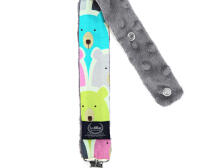 La Millou Art. 84427 Pacifier Hander Polar Bears&Grey Klipsis knupītim