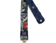 La Millou Art. 84432 Pacifier Hander Grey Tattoo Marine Club&Navy Klipsis knupītim