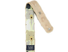 La Millou Art. 84436 Pacifier Hander Pure Bears&Latte Клипса для пустышки