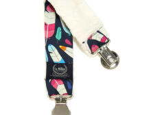 La Millou Art. 84438 Double Pacifier Hander Indian Plume&Ecru Dubultais klipsis knupītim