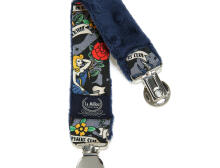 La Millou Art. 84440 Double Pacifier Hander Grey Tattoo Marine Club&Navy Двойная клипса для пустышки