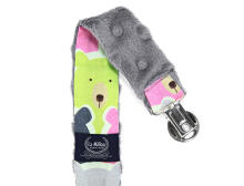 La Millou Art. 84444 Double Pacifier Hander Polar Bears&Grey Двойная клипса для пустышки