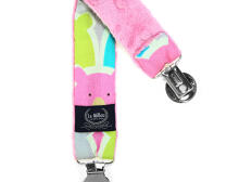 La Millou Art. 84452 Double Pacifier Hander Polar Bears&Dusty Rose Dubultais klipsis knupītim