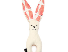 „La Millou“ menas. 84548 Bunny Ecru Penguin Pepe Minkštas miego žaisliukas Triušis