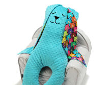 La Millou Art. 84572 Big Bunny Dobbit Teal Jelly Bears Mīksta miega rotaļlieta Trusis
