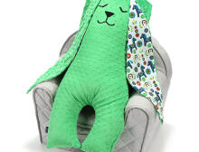 La Millou Art. 84575 Big Bunny Dobbit Kelly Green Bright Pony Mягкая игрушка для сна Кролик
