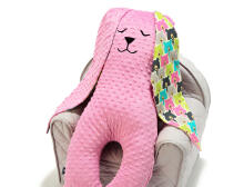 La Millou Art. 84584 Big Bunny Dobbit Polar Bears Dusty Rose Mīksta miega rotaļlieta Trusis