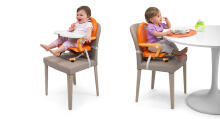 Chicco  Pocket Snack Art.79340.40 Dark Grey Ēdināšanas krēsls