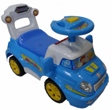 Baby Land Art.BC 3376 Blue Bērnu mašīnīte staigulis ar melodiju moduli.