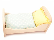 La Bebe™ Cotton Baby Doll Bedding Set Art.85211 Комплект постельного белья для куклы в горошек [без кровати]