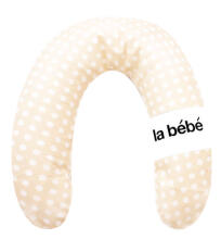La Bebe™ Rich Cotton Nursing Maternity Pillow Art.73385 Dots 30x104 cm