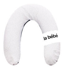 La Bebe™ Rich Pearl Dark Satin Nursing Maternity Pillow Art.81028  Sheeps Nursing Pillow 30x104 cm