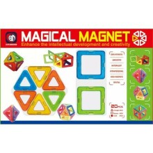 Magiškas magnetas Art.283774 Magnetinis konstruktorius Magiškas magnetas 20 vnt.