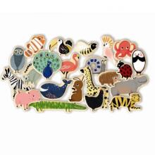 DJECO Art.DJ03124 Wooden magnetics Attīstošā spele ar magnētiem