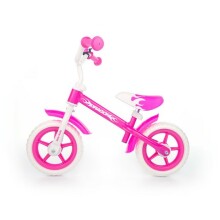 MillyMally Dragon Pink Bērnu skrējritenis ar metālisko rāmi un bremzēm 10''