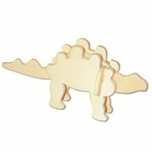 Woodcraft Art.MA1043 Koka 3D galvosūkis Stegosaurus