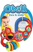 Rhino Toys Oball Flex&Slide Art.453867 Maiga аttīstošā rotaļlieta grabulis