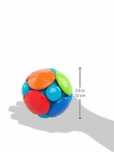 Rhino Toys Oball Art.81514 „Wobble Bobble“ edukacinis žaislų kamuolys su muzika ir vibracija