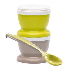 Thermobaby 1659/31 Rose barošanas bļodiņas ar karoti un vāku
